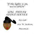  Girl Friday Accounting Company -  Newspaper ad design 